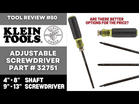 Klein Tools Adjustable Length Screwdriver - The Original Versatile Handle #tools #kleintools