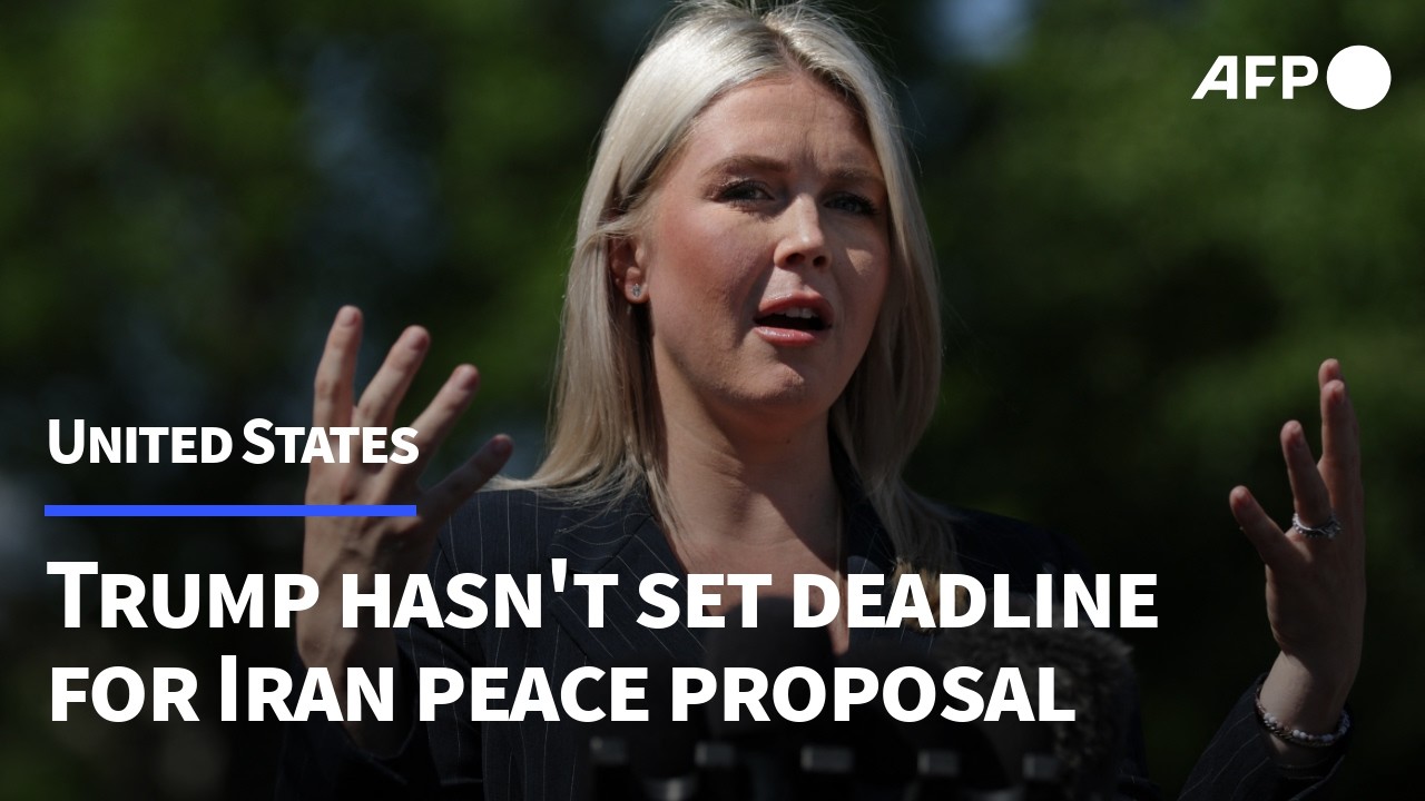 Video | Trump has not set deadline for Iranian peace proposal: White House | AFP