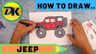 How to Draw a Jeep