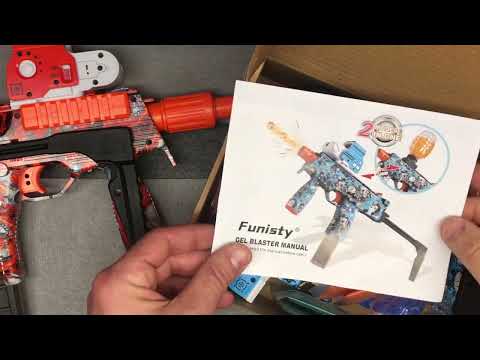 Showcase-Setup- Demo & FPS: FUNISTY MP9 Gel Ball Blasters- on Amazon