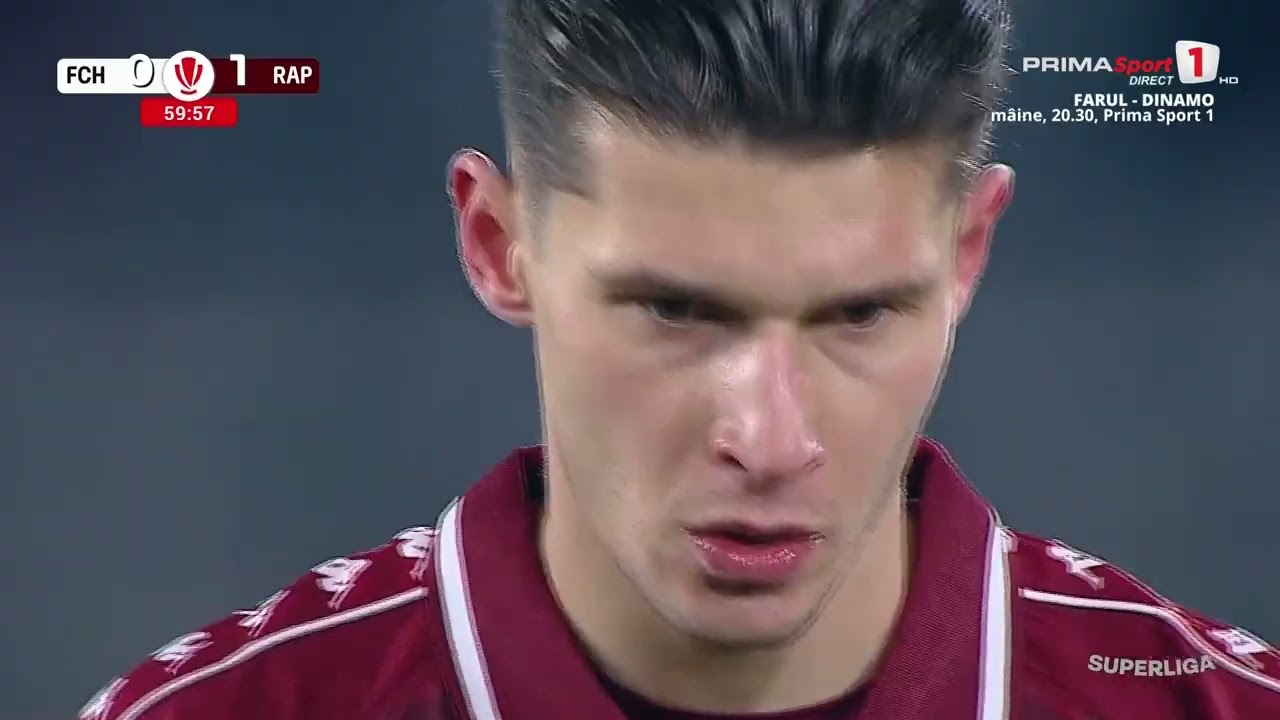 Hermannstadt vs Rapid București Highlights