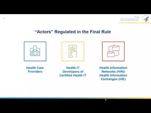 21st Century Cures Act: Interoperability,Information Blocking