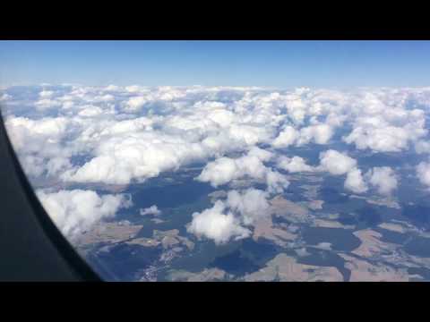 solving a cube a round the world 🌎 #2 on a airplane---on the top of  Germany 🇩🇪