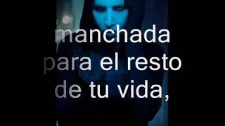 Leave a scar (subtitulos en español) - Marilyn Manson