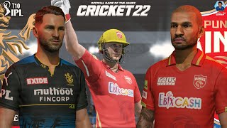 6 Sixes in an Over? - Royal Challengers Bangalore vs Punjab Kings - Cricket 22 T10 IPL 2023 #8