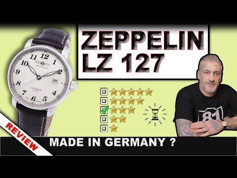 Laikrodis Damski Zeppelin Hindenburg 7039-1 + BOX video