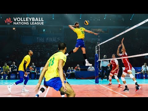 Monster Spikes/Blocks by Lucas Saatkamp | Men's VNL 2019