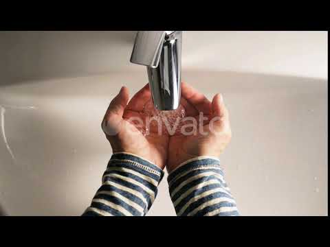 Holding Hands Under Water in a Bath Room | Stock Footage - Envato elements