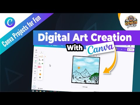 Creating Stunning Digital Art with Canva’s Draw Tool Step by Step Guide for Beginners!