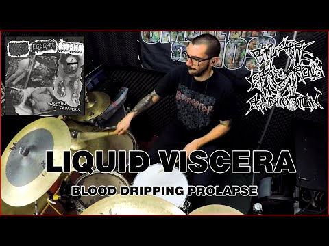 LIQUID VISCERA - BLOOD DRIPPING PROLAPSE (STUDIO FOOTAGE)