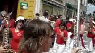 preview picture of video 'banda lous faïences: défilé de pintades a Hagetmau'