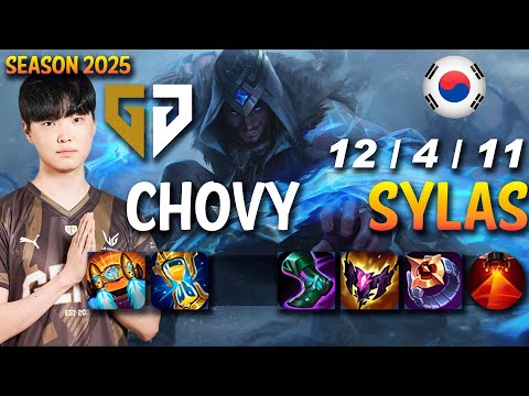 GEN Chovy SYLAS vs AZIR Mid - Patch 15.3 KR Ranked | lolrec