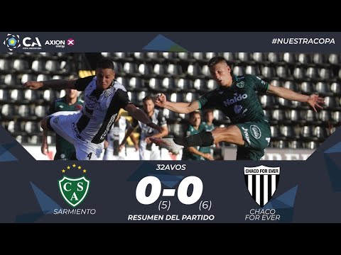 32avos: Sarmiento (J) 0 (5) - Chaco For Ever 0 (6)