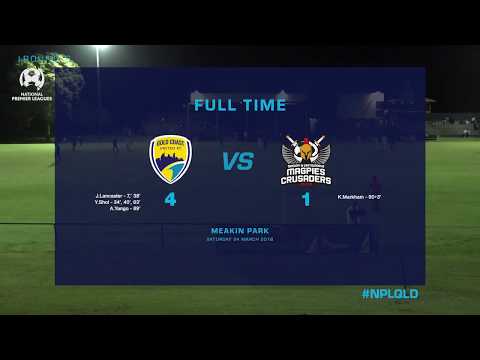 NPL Rd 8 Gold Coast United vs Mackay Magpies Crusaders United Highlights