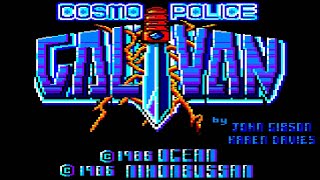 [Amstrad CPC] Galivan - Cosmo Police - Longplay