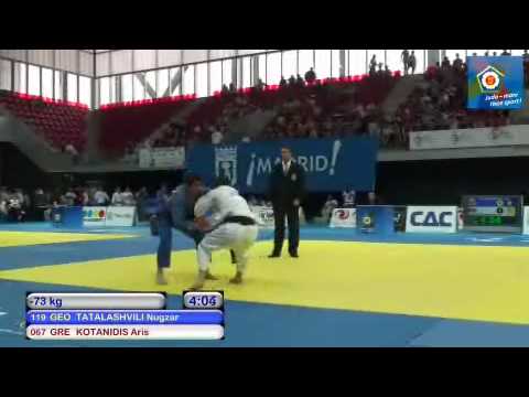 [-73 kg]: 1/8 FINAL TATALASHVILI Nugzari (Geo) - KOTANIDIS Aris  (Gre)