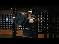 Front squat with towel