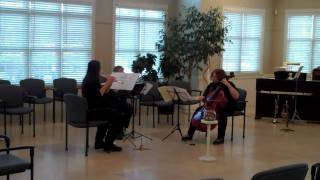 preview picture of video 'Carlo Wiseman, Trio for 2 Flutes and Cello, I Allegro'