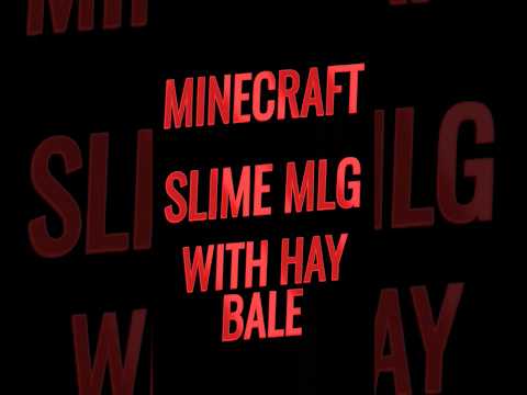 SLIME MLG IN MINECRAFT?! Insane Minecraft Stunt #shorts
