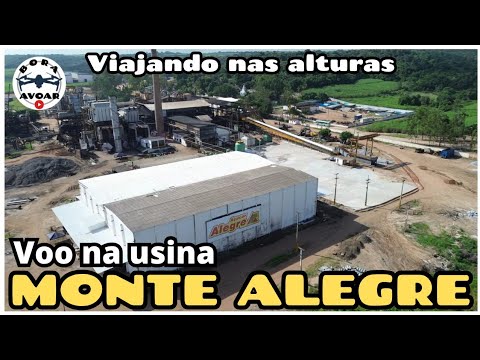 Passeio aéreo pela USINA MONTE ALEGRE  no município de Mamanguape na Paraíba