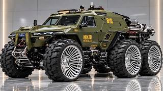 Ford Mix 20 Hercules, Truk Monster 8 Roda dengan Desain Futuristis yang Agresif