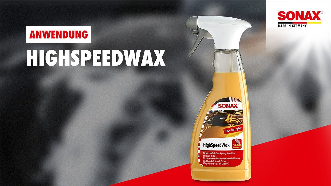 Sonax Sprühwachs Carnauba HighSpeedWax 500 ml