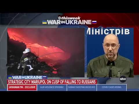 Shmygal disse que armas, finanças e sanções são tríade que ajudará parar a Rússia e restaurar a paz.