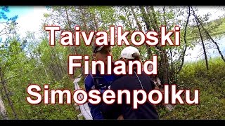 preview picture of video 'Kalle Päätalo: Tyräjoelta kohti Saijaa Simosenpolku Taivalkoski Jokijärvi 1.7.2014'