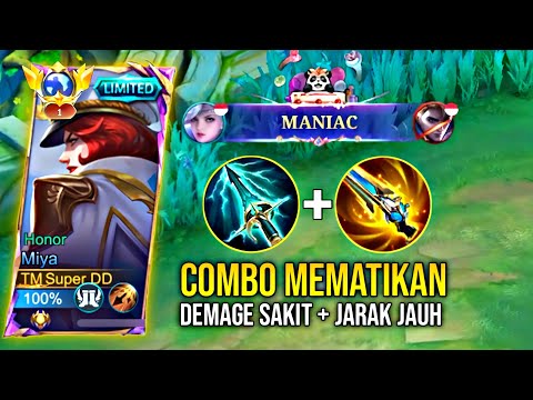 The Most Painful Miya Build 2025: A Maniac in Just 5 Minutes! | Top Global Miya Gameplay - Mobile...