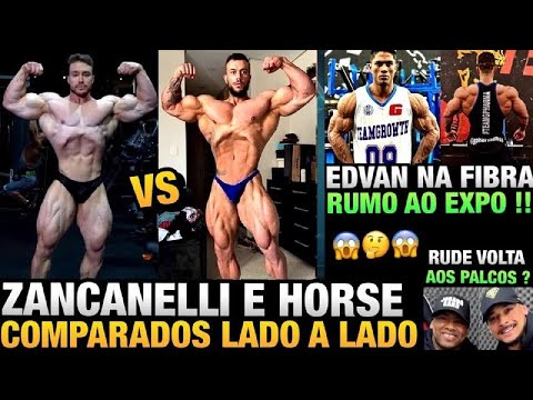 ZANCA VS HORSE, QUEM ESTÁ MELHOR ?? - EDVAN QUER A VAGA PARA O OLYMPIA + RUDE BOY E FRANCO