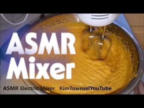 ASMR Electric Mixer | Metal Bowl and Plastic Bowl | Best ASMR | KimTownselYouTube