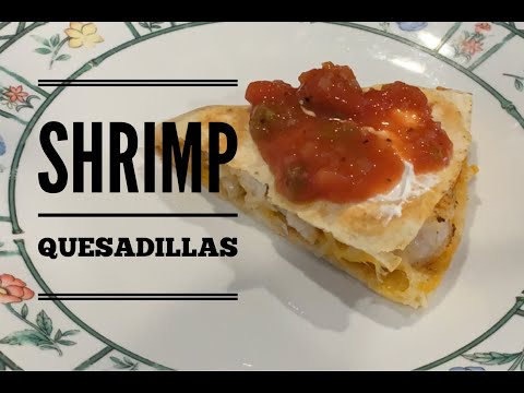 Easy Shrimp Quesadillas | Shrimp In The Air Fryer | John Eats Cheap