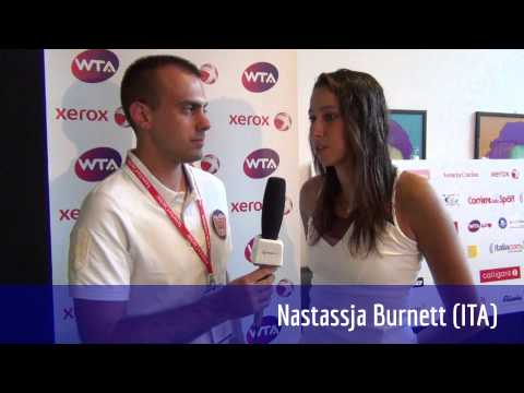 Wta Italiacom Open Palermo - Intervista a Nastassja Burnett dopo la sconfitta al secondo turno