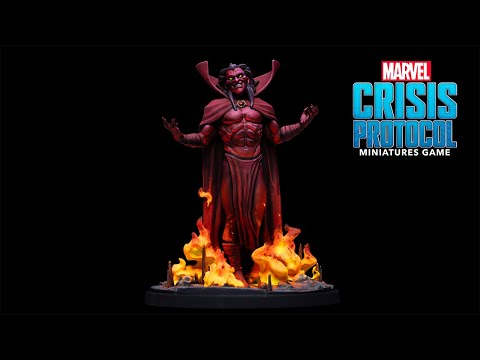 Painting Mephisto from Marvel Crisis Protocol