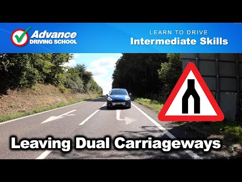 Video thumbnail: Handling roundabouts and traffic lights on a dual carriageway