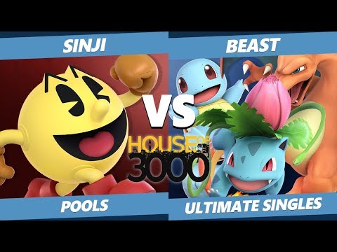 Xeno 200 Pools - Sinji (Pac-Man) Vs. Beast (Pokemon Trainer) Smash Ultimate - SSBU