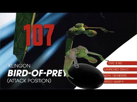 The Official Starships Collection - Issue 107 : Klingon Bird-of-Prey (Attack Position)