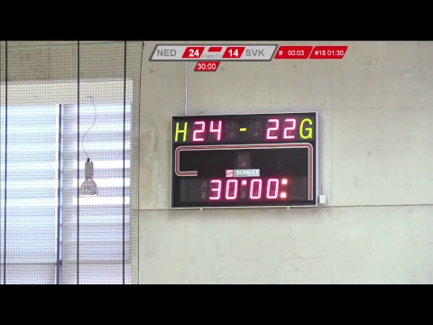 14.08.2018 | 16:30 | M18 EHF | B | Netherlands - Slovakia