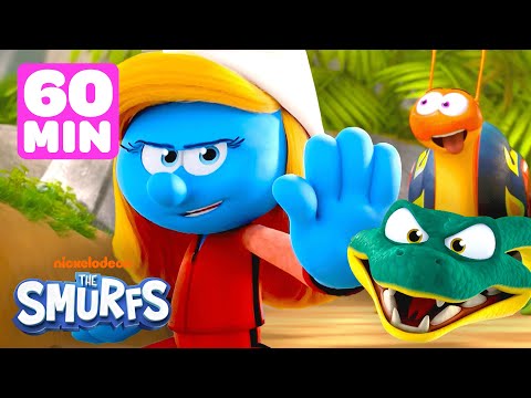Smurfette Fights a SNAKE and More Animal Rescues & Adventures! 🐍 | 60 Minutes | Shimmer and Shine