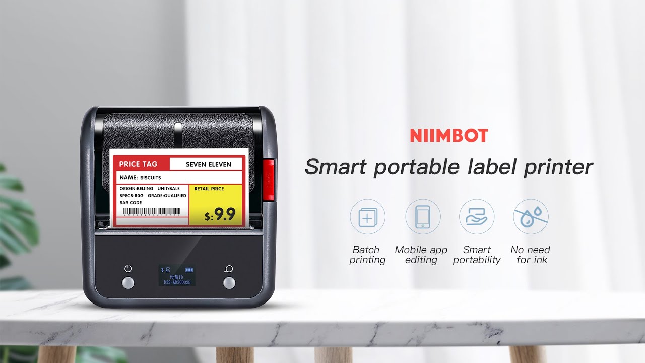 Niimbot smart protable label printer B3S