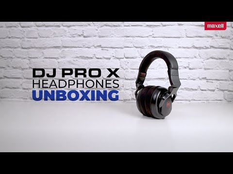 MAXELL DJ PRO X Bluetooth Heaphones Unboxing