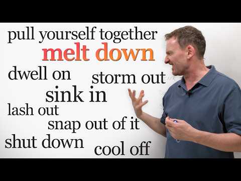 感情的な反応のための英語の句動詞12選 (12 English Phrasal Verbs for Emotional Reactions)