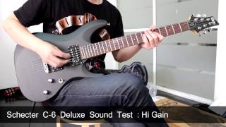 Video thumbnail for Schecter C-6 Deluxe Sound Test by Nut ChordTabs