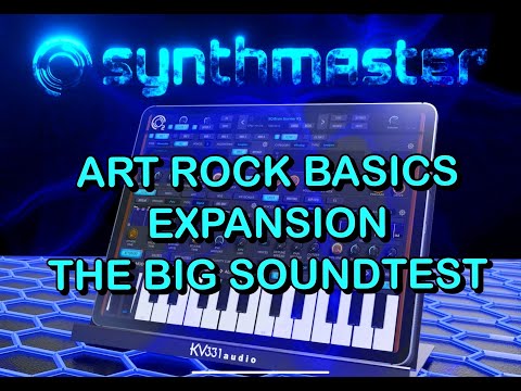 SynthMaster 2 - Art Rock Basics Expansion Pack - The BIG Sound Test - Perfect For Lo-Fi & Prog