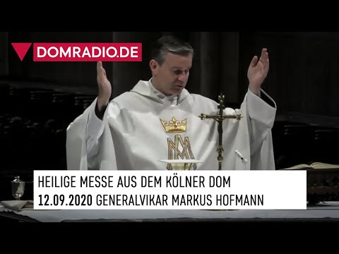 Katholischer Gottesdienst aus dem Kölner Dom am 12.09.2020 mit Generalvikar Markus Hofmann
