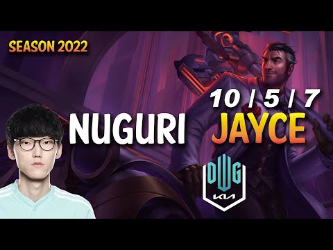DK Nuguri JAYCE vs AATROX Top - KR Ranked
