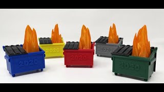 Man in L.A. sells dumpster-fire Christmas ornaments