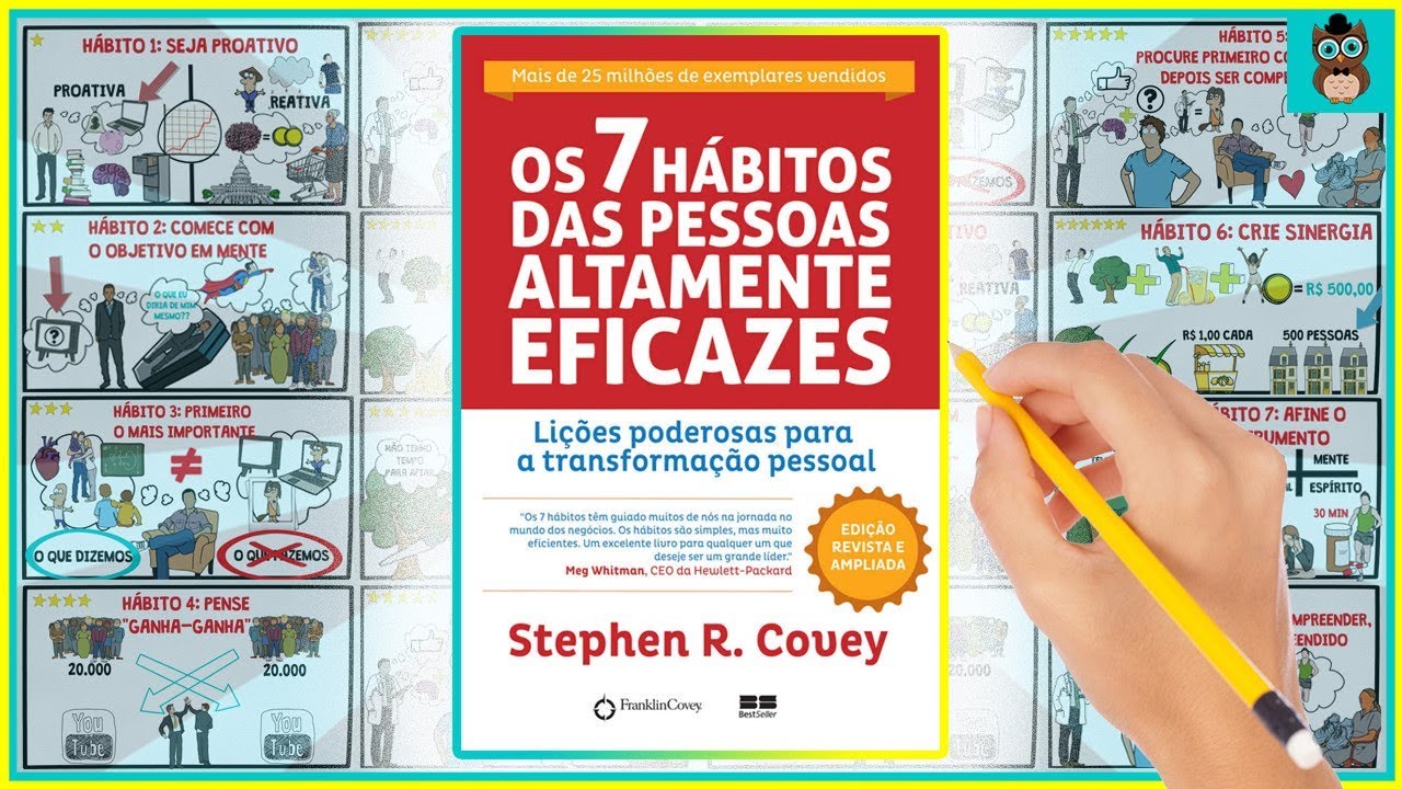 OS 7 HÁBITOS DAS PESSOAS ALTAMENTE EFICAZES | Stephen Covey