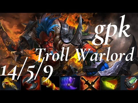 gpk Troll Warlord vs V-Tune Phantom Assassin - PA & Phoenix, counter game - dota2