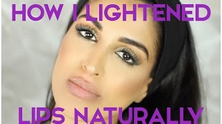 How to Lighten Dark Lips Naturally - MY EVERYDAY ROUTINE